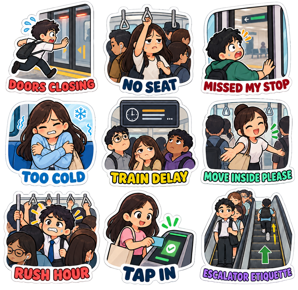 SG MRT Commuter