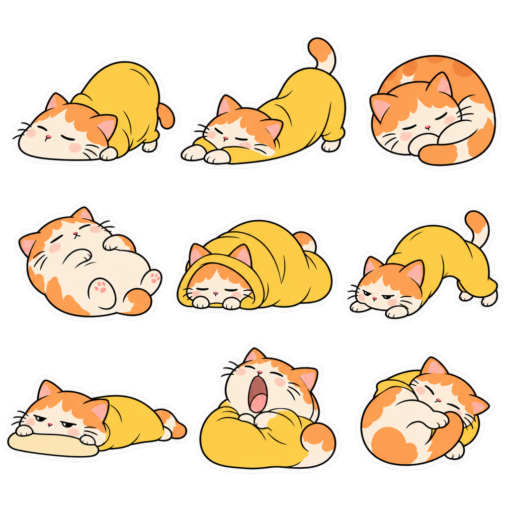 Sleepy Cat-terpillar