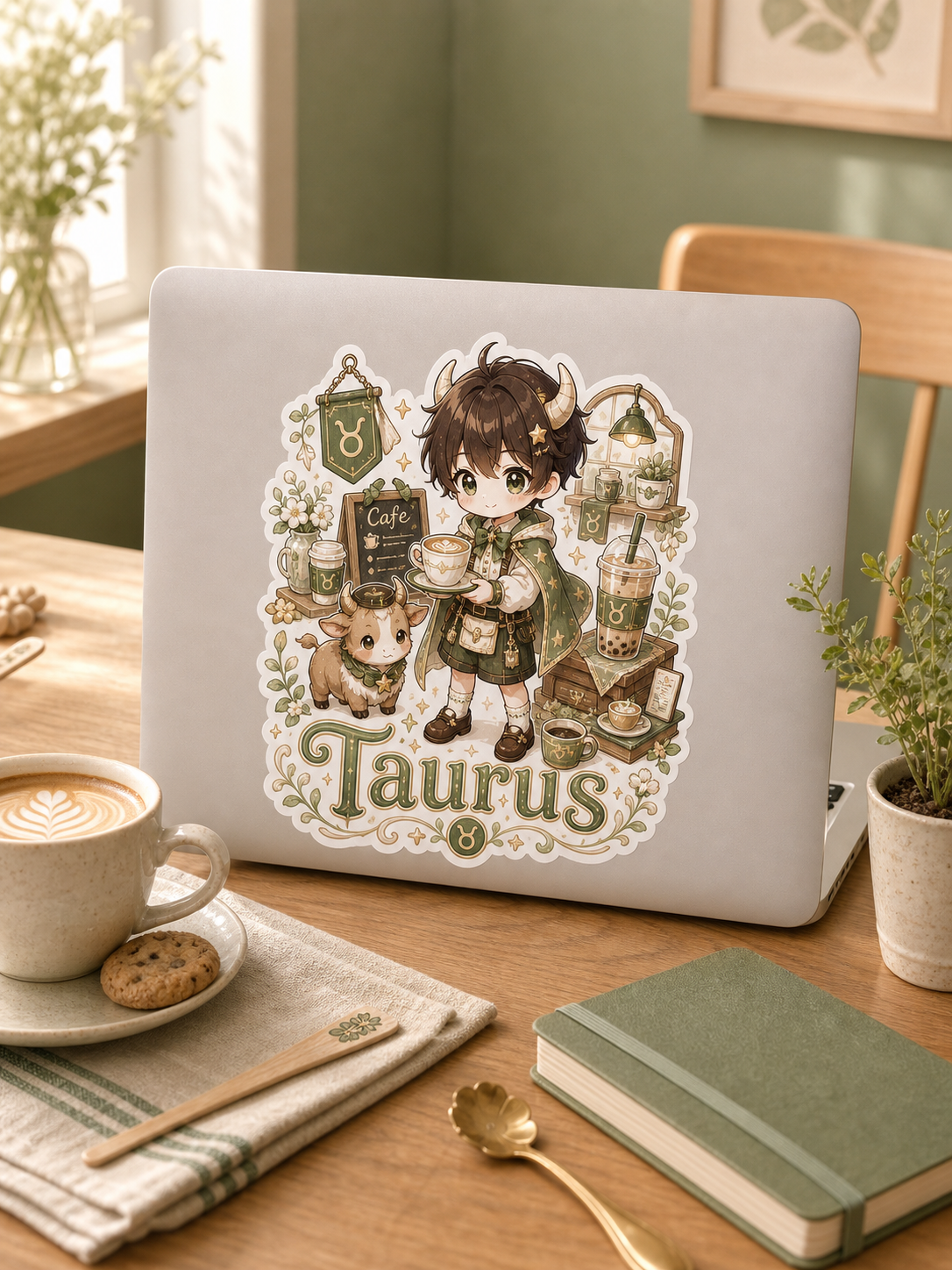 Taurus Boy Sticker