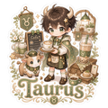 Taurus Boy Sticker