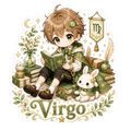 Virgo Boy Sticker