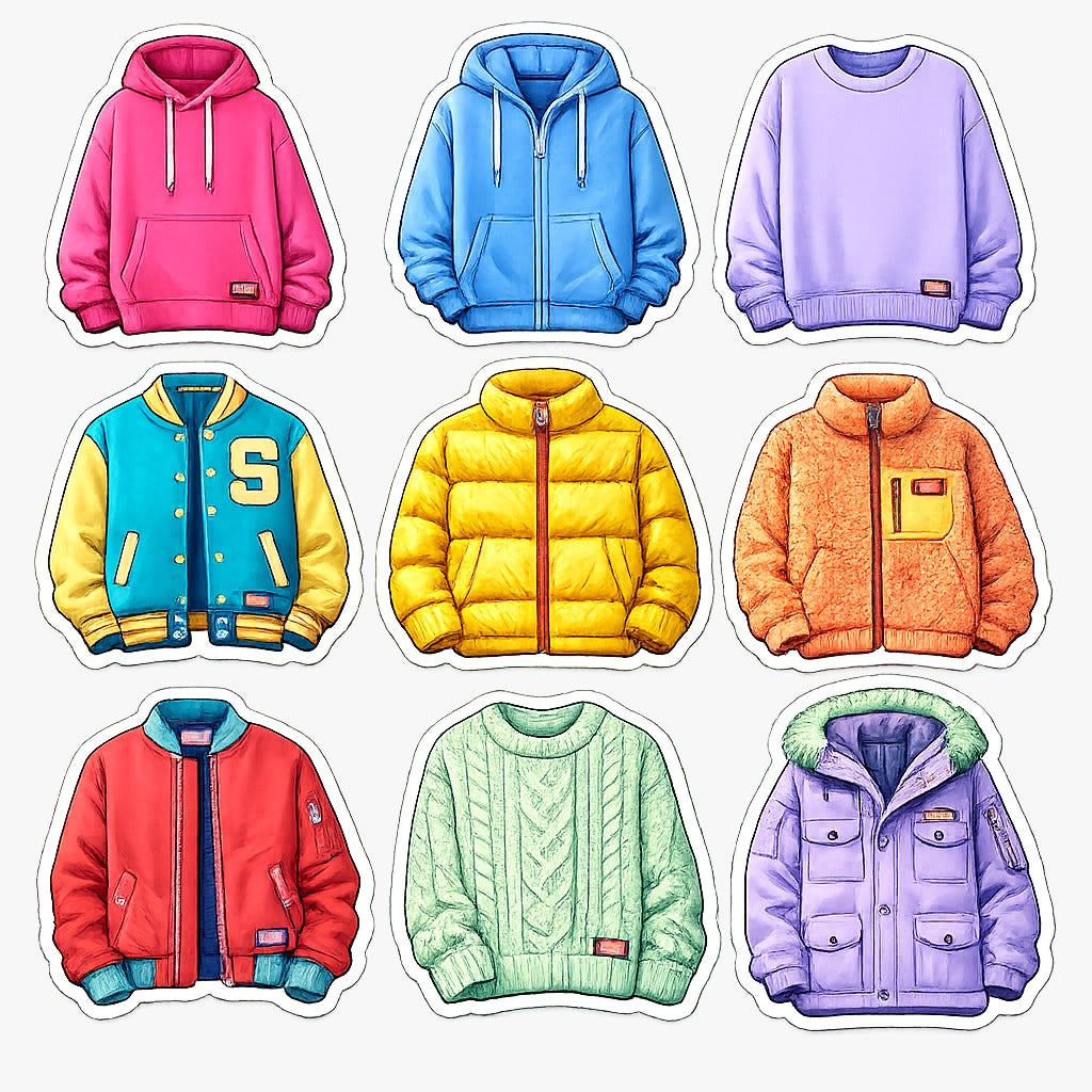 Cozy Outerwear Sticker Pack