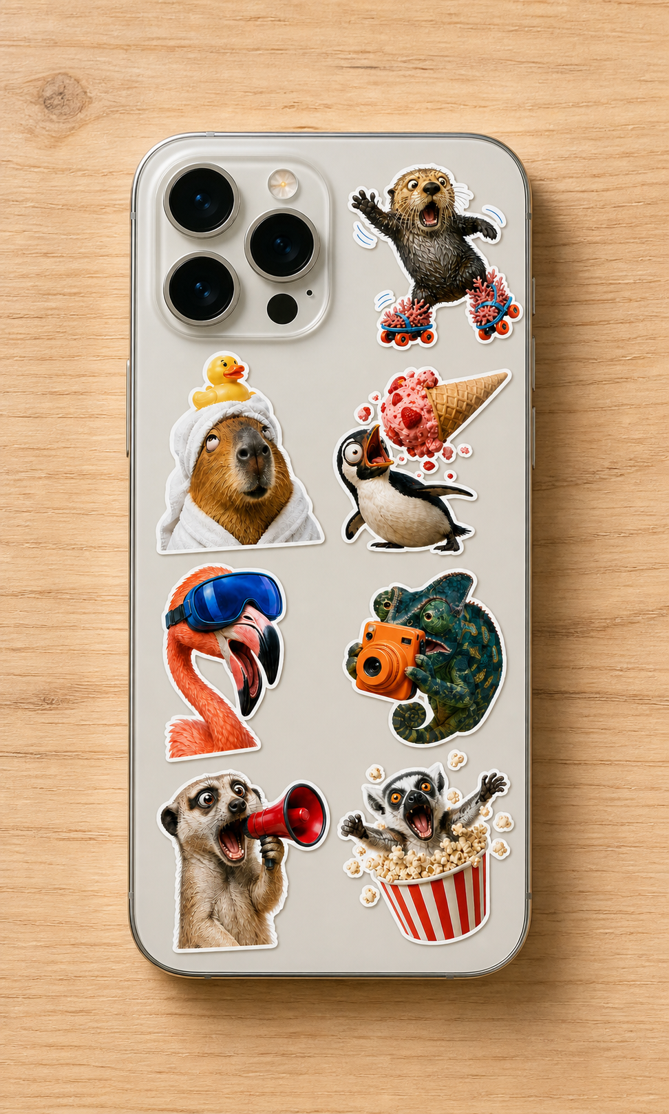 Wild Animal Reactions sticker pack product image 3