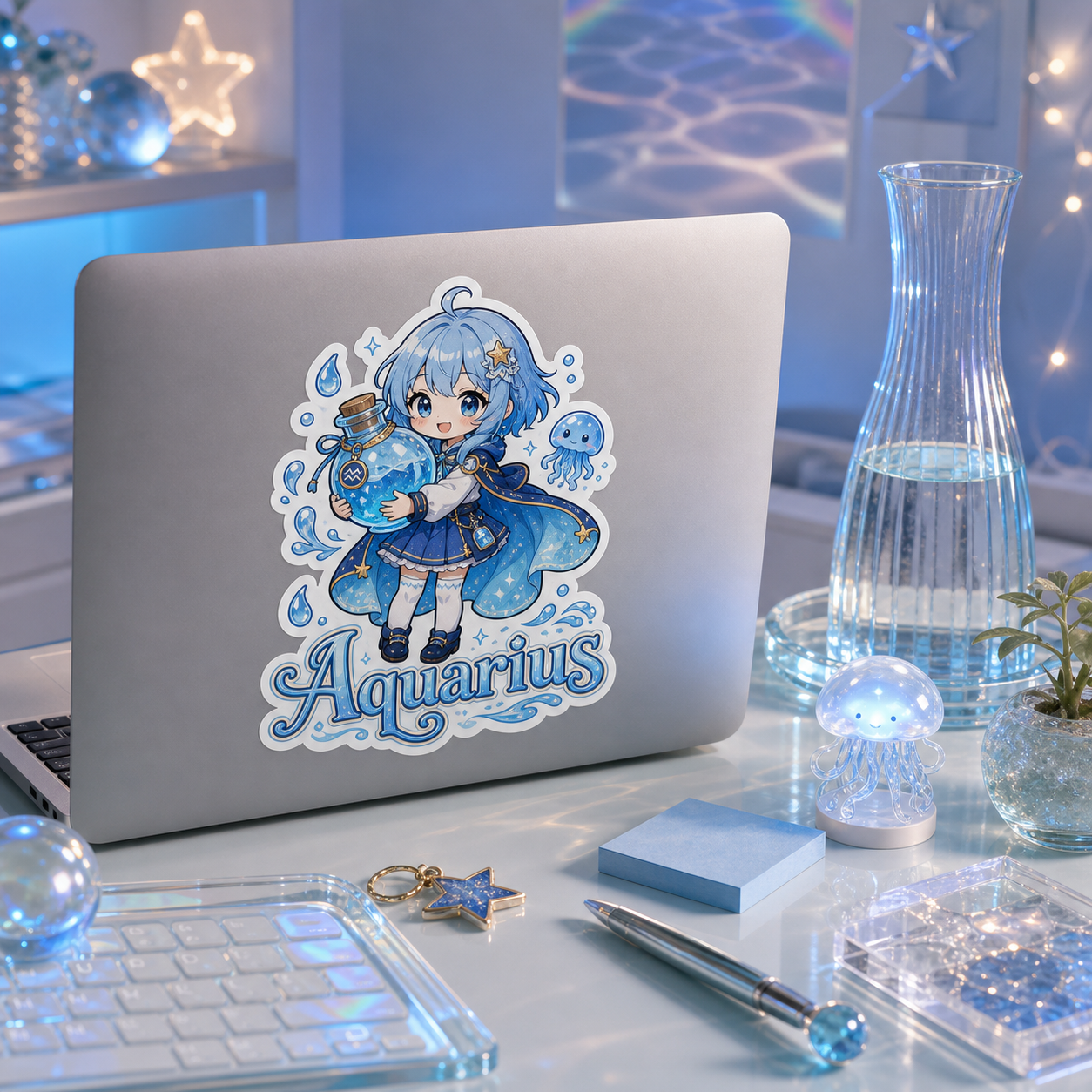 Aquarius Girl Sticker