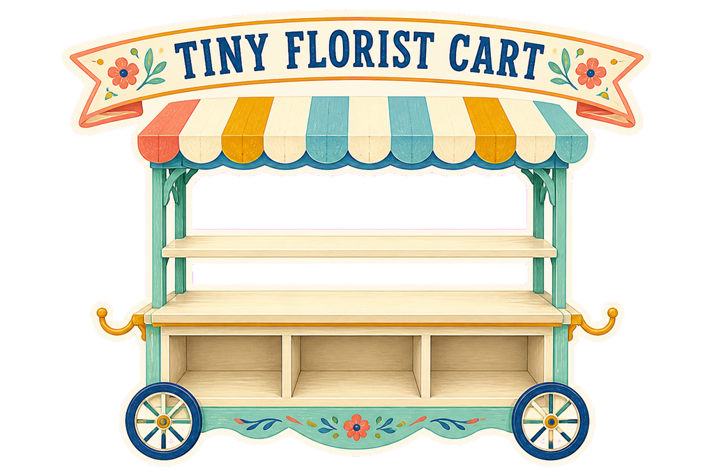 Tiny Florist Cart Sticker Pack
