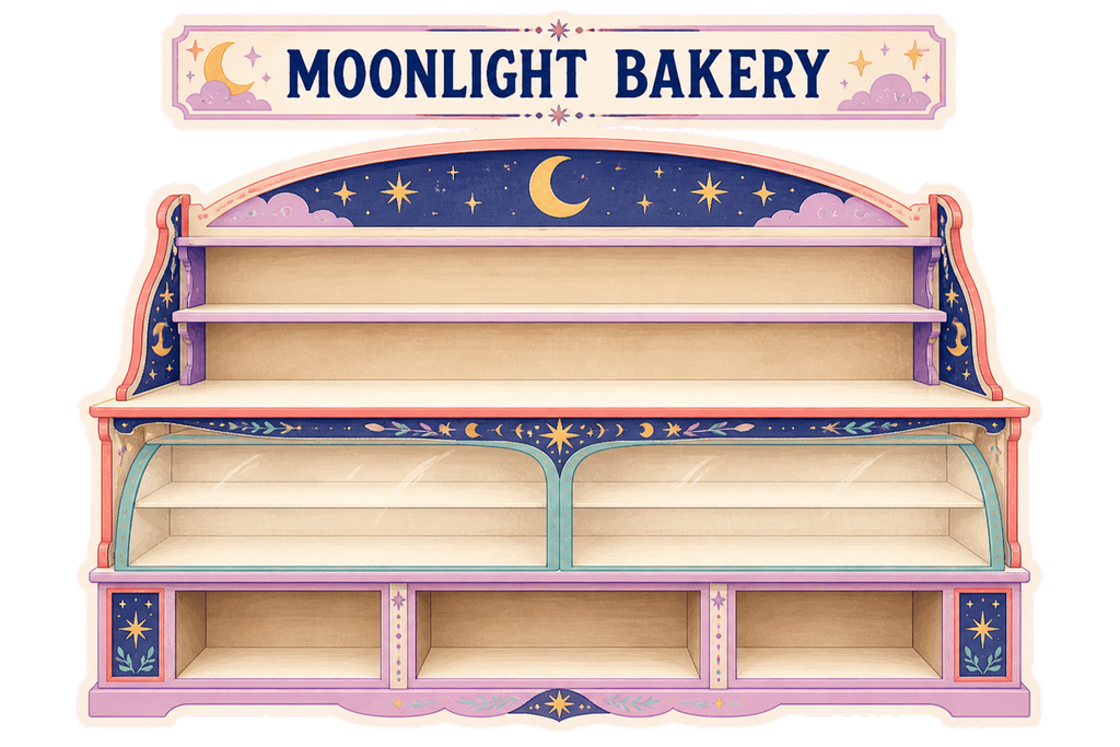 Moonlight Bakery Counter Sticker Pack