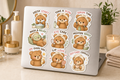 Bear Skincare Sticker Pack