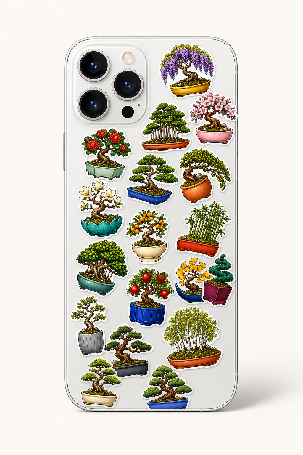 Beautiful Bonsai & Miniature Trees Sticker Pack