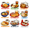 Singapore Breakfast & Hawker Food Sticker Pack