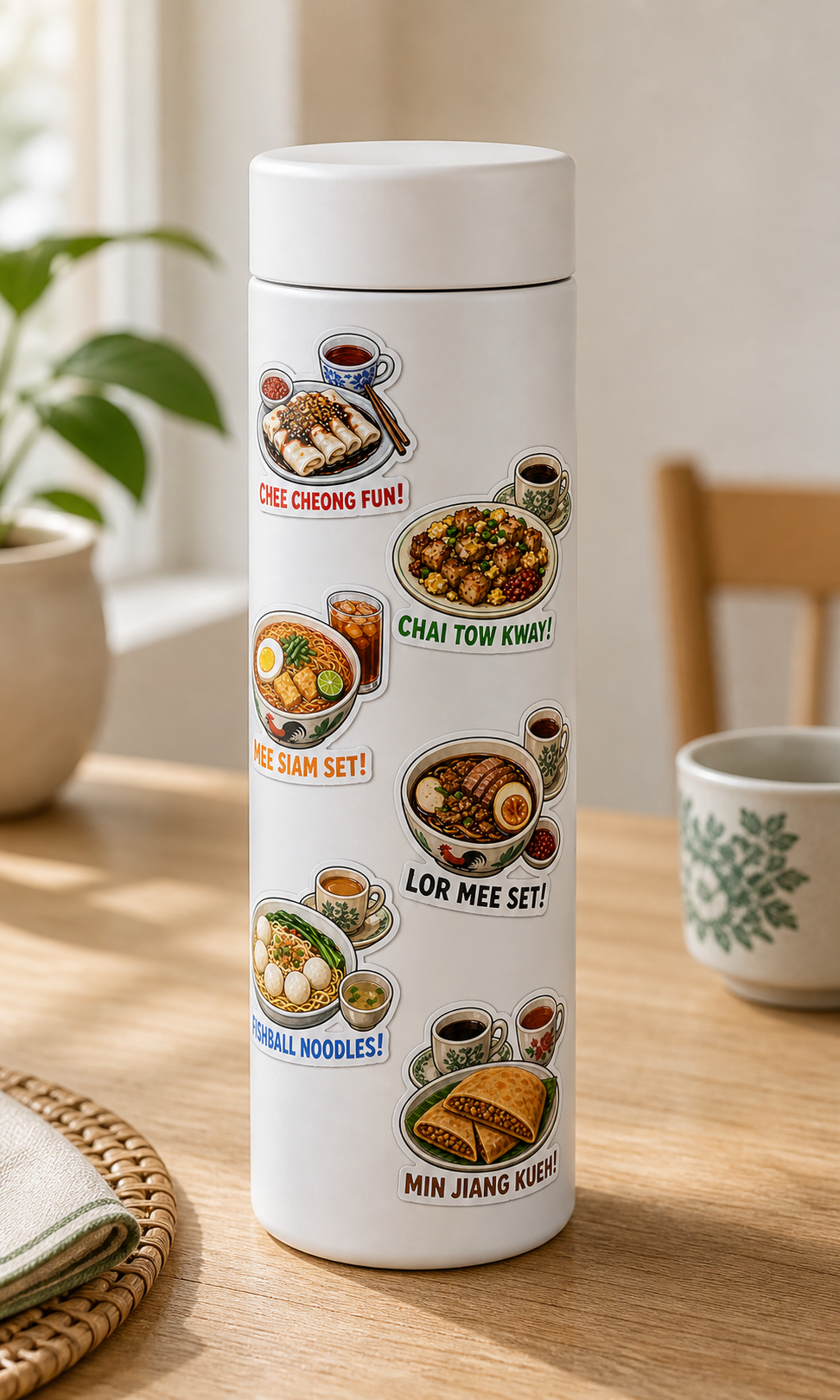 Singapore Breakfast & Hawker Food sticker pack product image 3