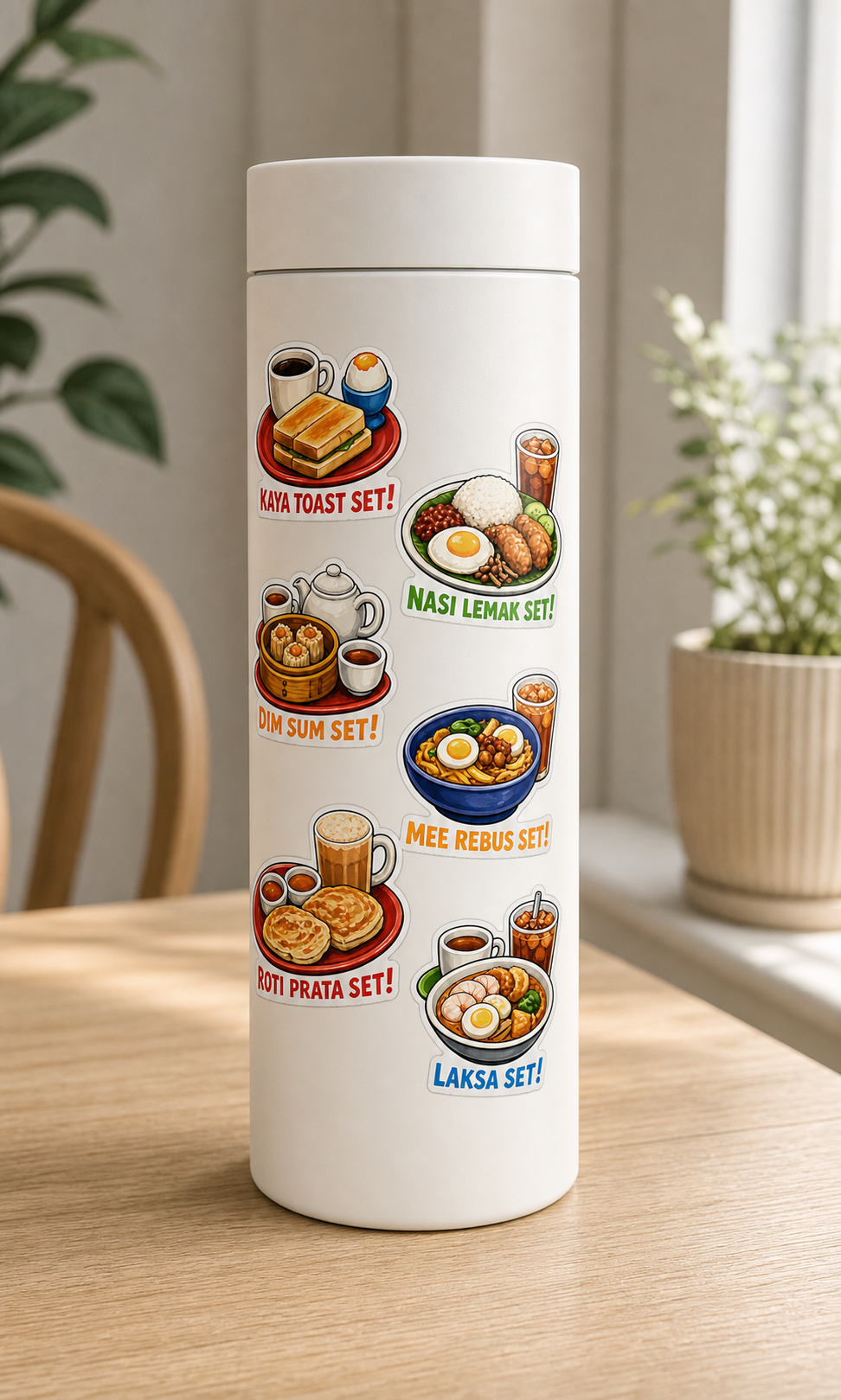 Singapore Breakfast & Hawker Food sticker pack product image 3