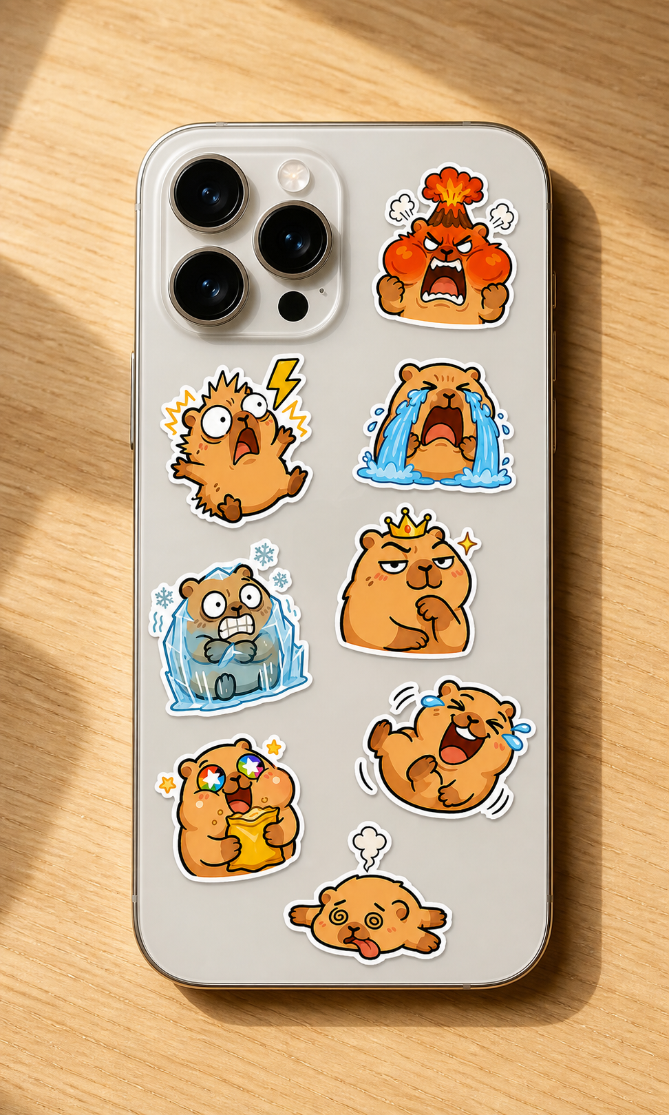 Capybara Mood & Everyday Chaos sticker pack product image 4