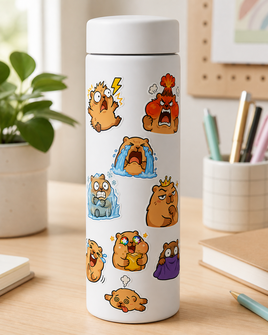 Capybara Mood & Everyday Chaos sticker pack product image 5