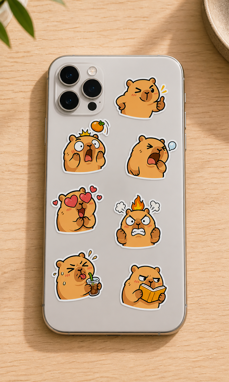 Capybara Mood & Everyday Chaos sticker pack product image 4