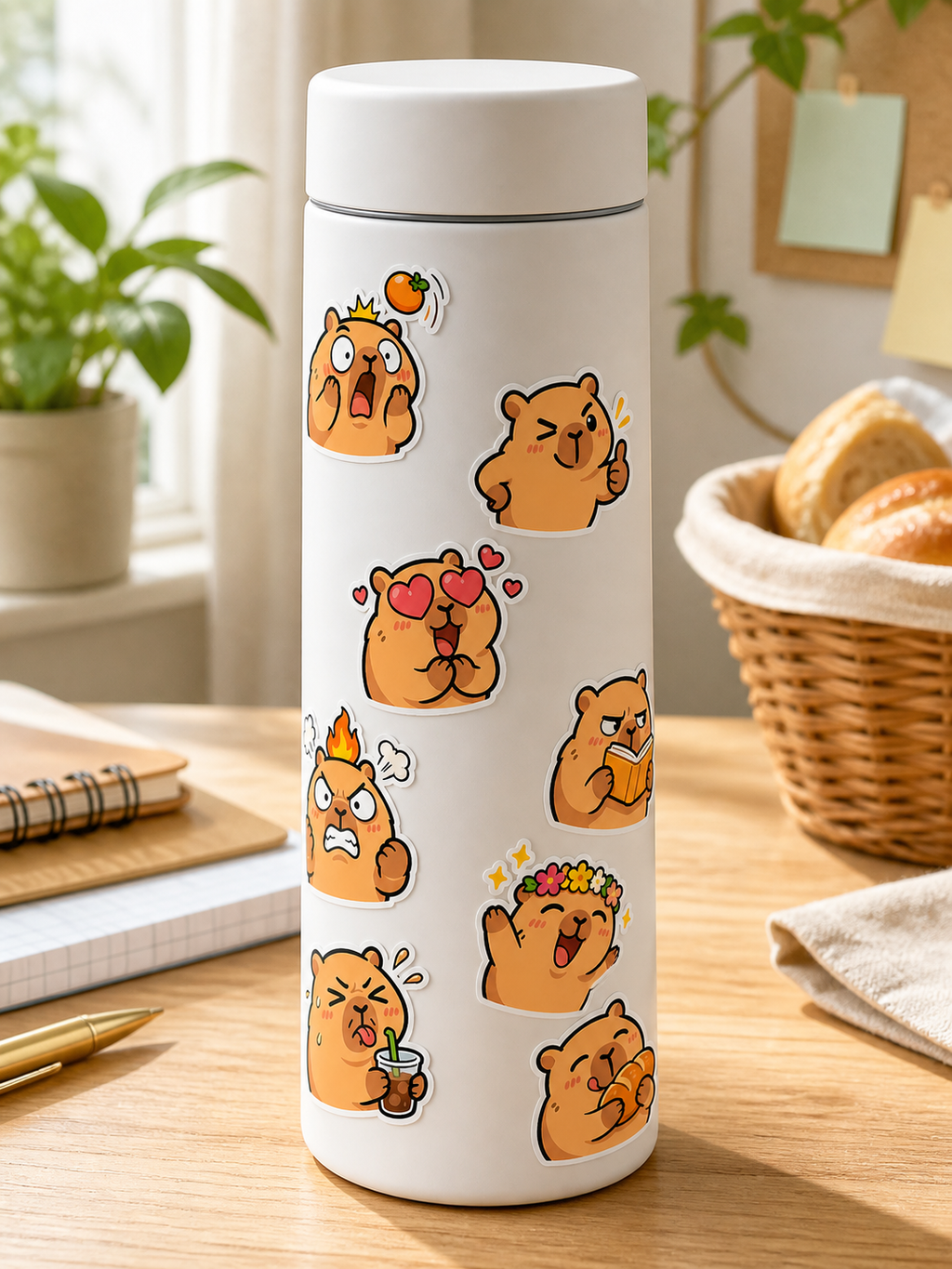 Capybara Mood & Everyday Chaos sticker pack product image 5