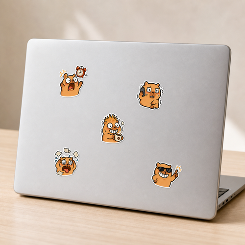 Capybara Mood & Everyday Chaos Sticker Pack
