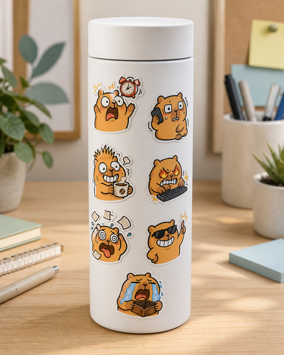 Capybara Mood & Everyday Chaos sticker pack product image 4