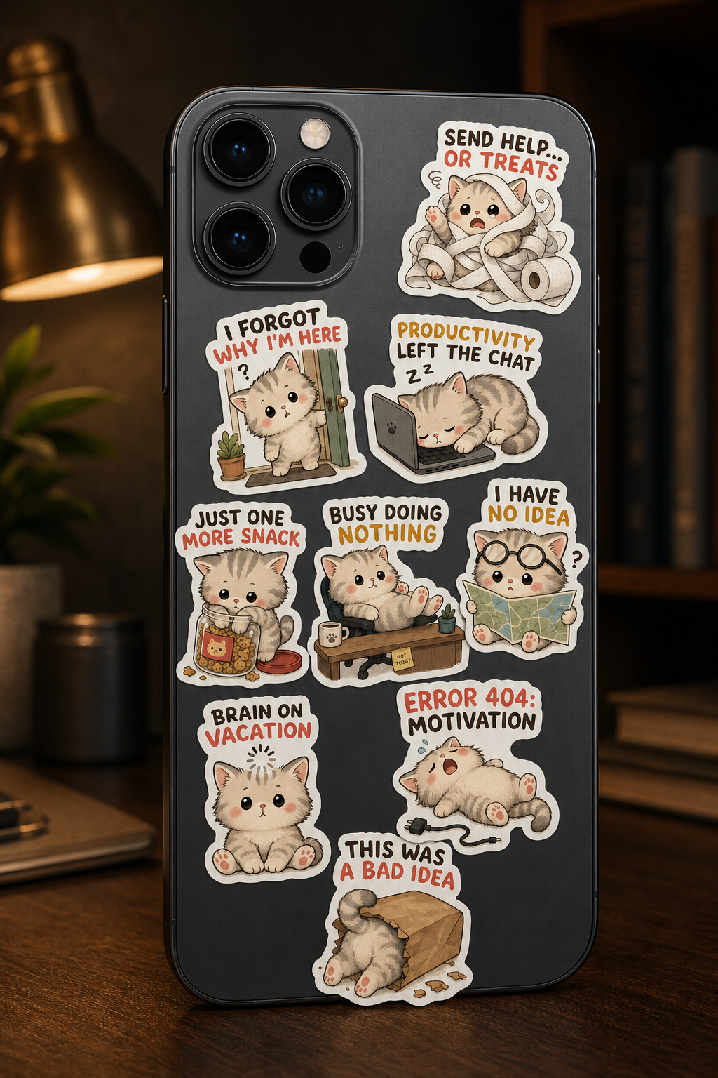 Cat Daily Life Sticker Pack