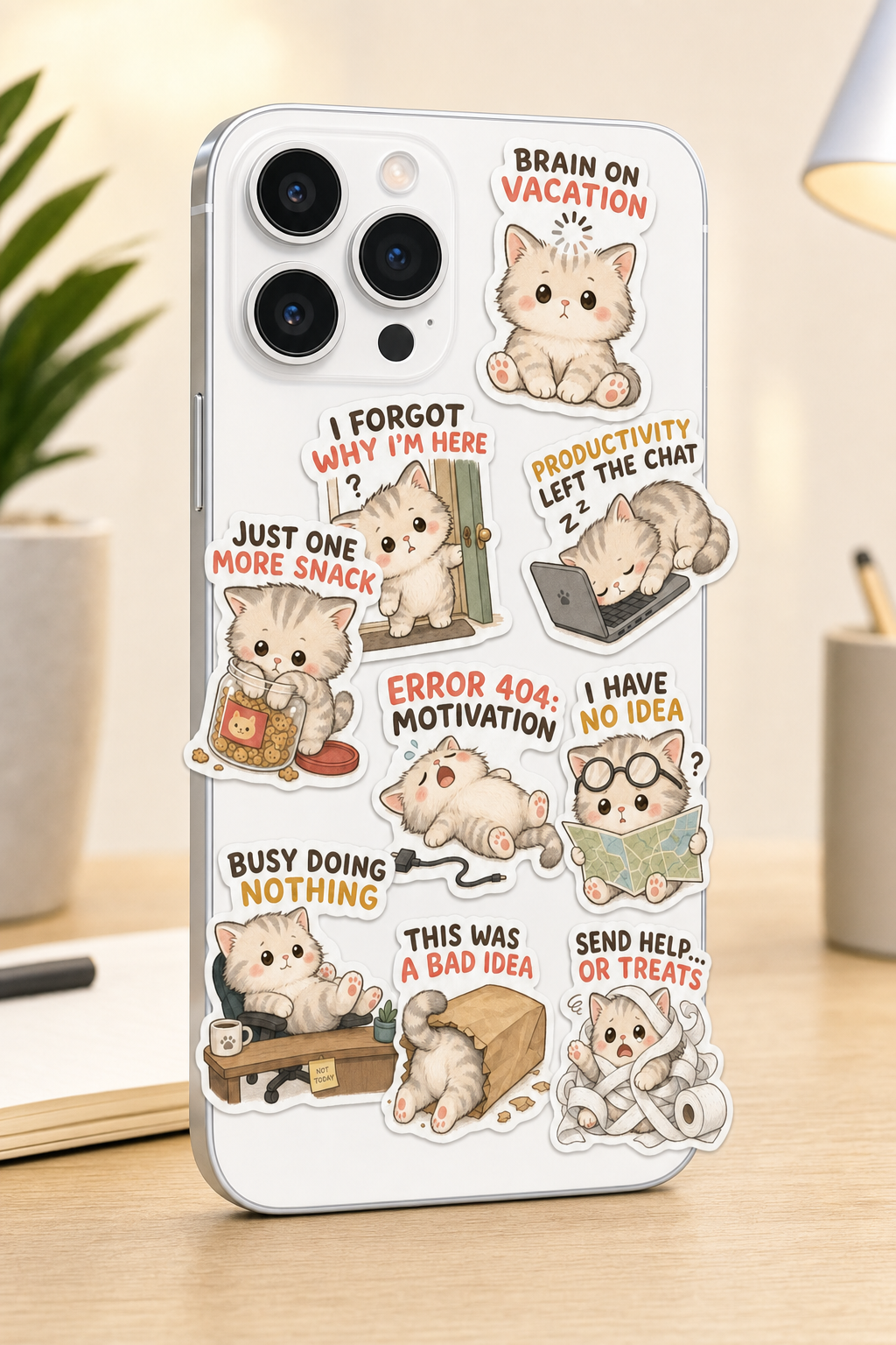 Cat Daily Life Sticker Pack