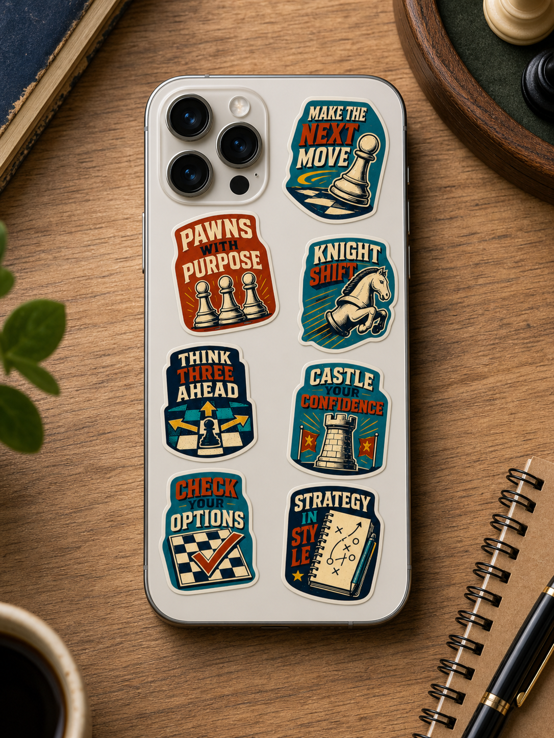 Chess Club sticker pack product image 3