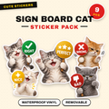 Sign Board Cat