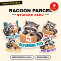 Racoon's parcel