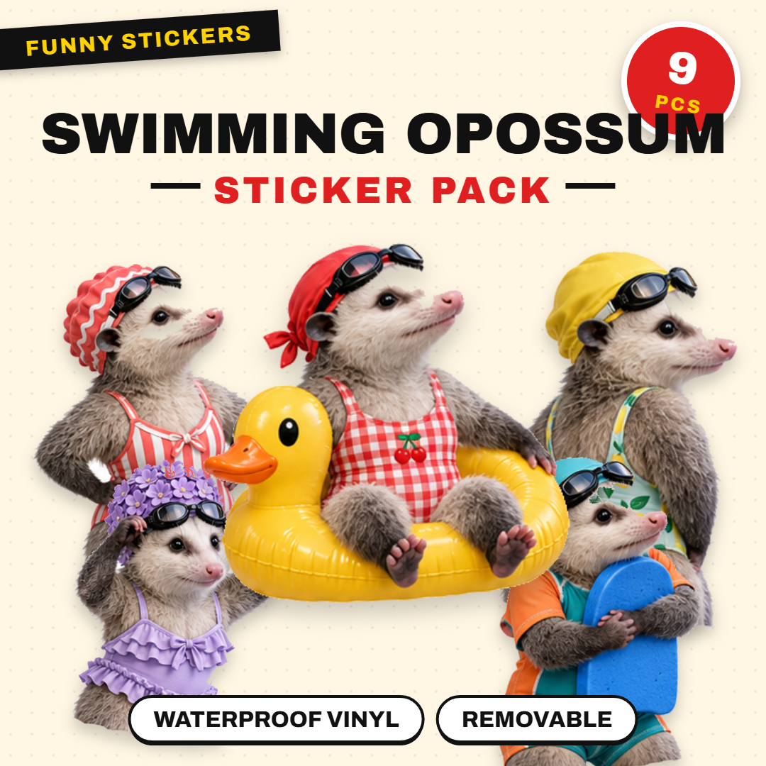 Swimming Opossum