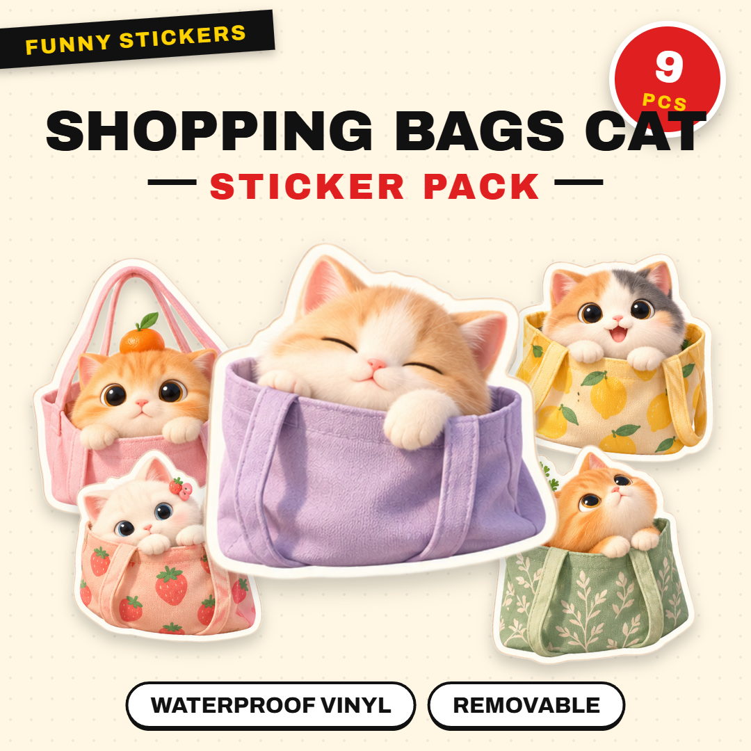 Shopping Bags Cat