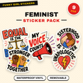 Feminist Empowerment & Sisterhood Sticker Pack