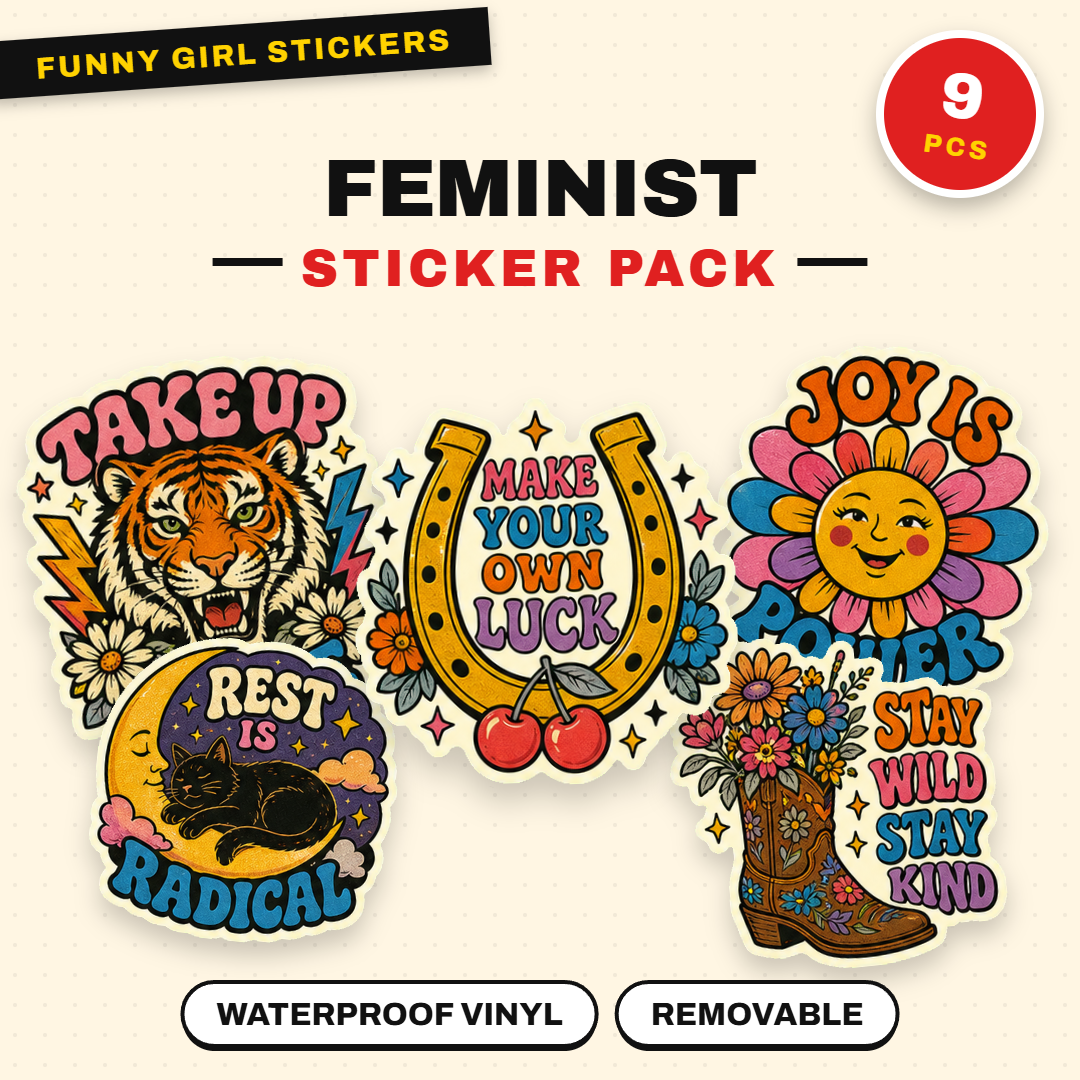 Groovy Self-Love Sticker Pack
