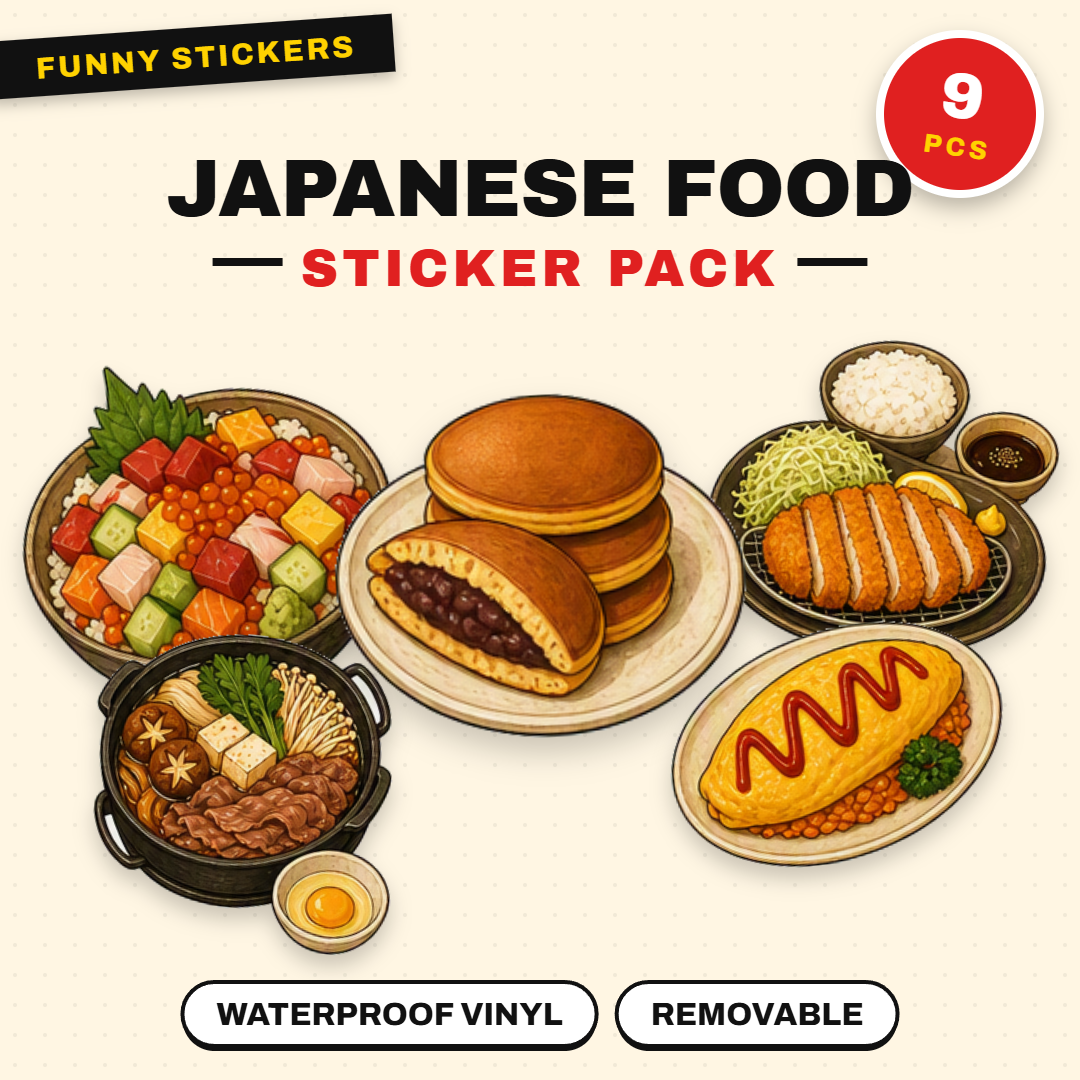 Japanese Food Favorites Sticker Pack