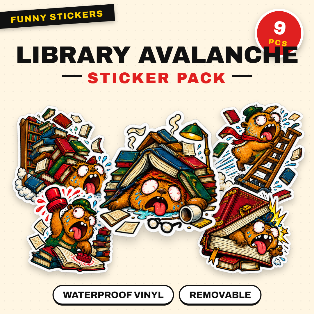 Library Book Avalanche