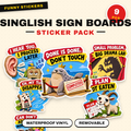 Singlish Sign Boards