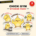 Chick Gym Sticker Pack