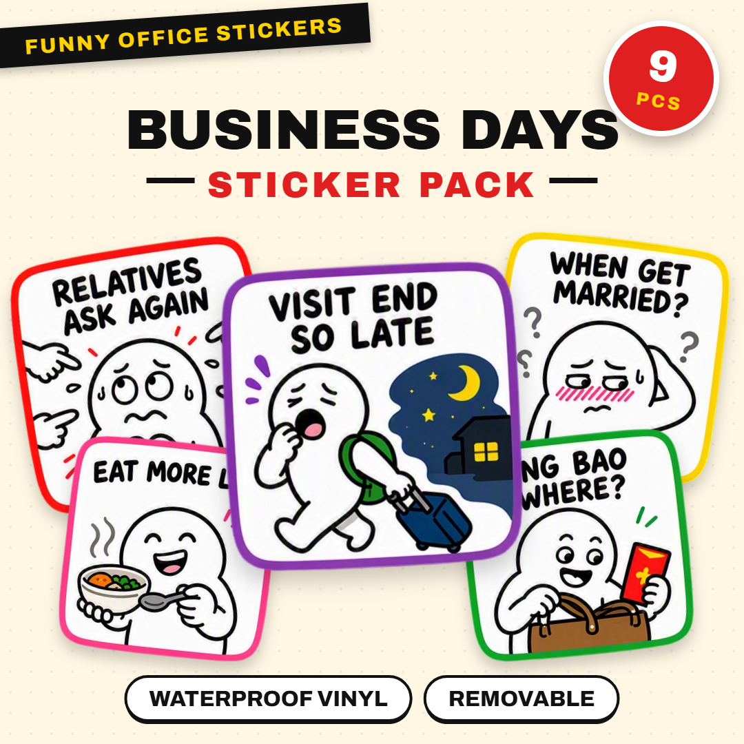 FUNNY OFFICE STICKERS
