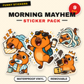 Capybara Morning Mayhem