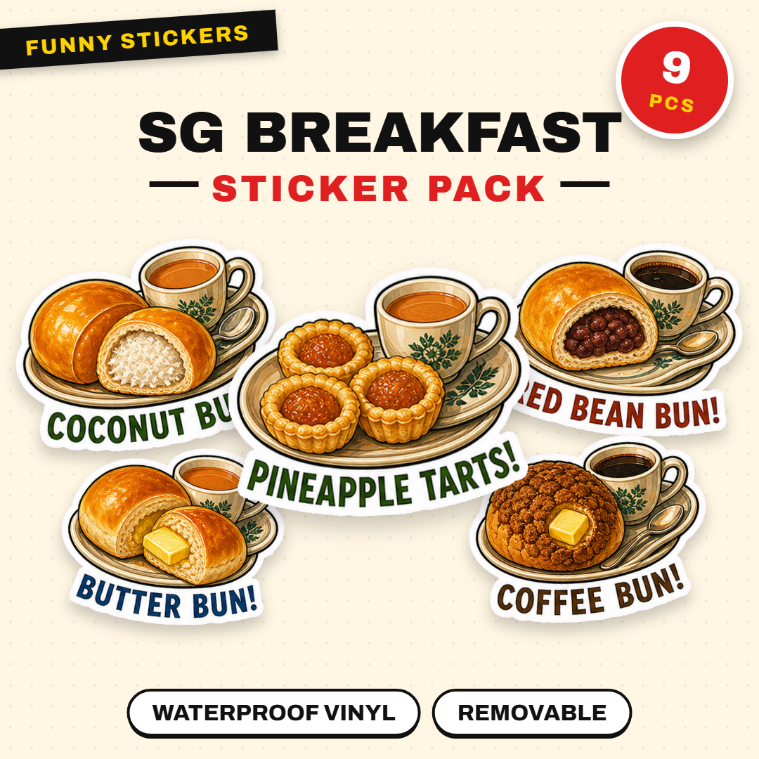 Singapore Breakfast Sticker Pack