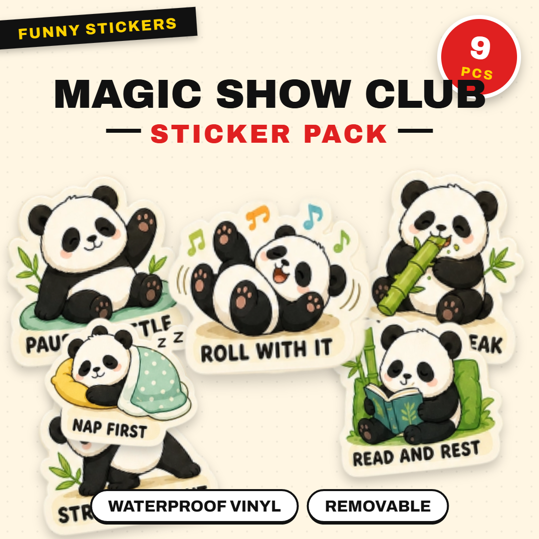 Magic Show Club Vintage Magic Sticker Pack
