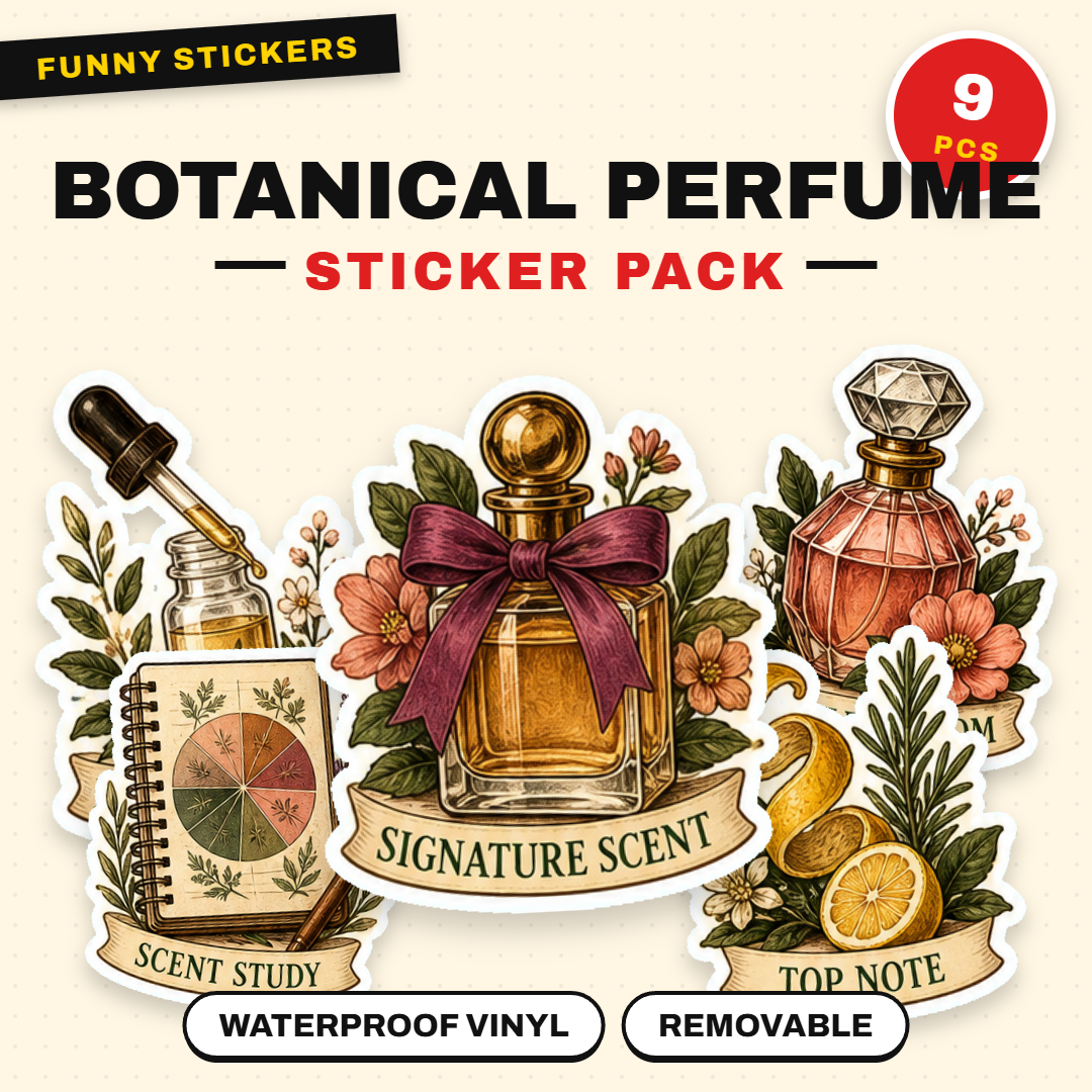 Botanical Perfume Lab Sticker Pack