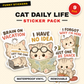 Cat Daily Life Sticker Pack