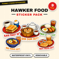 Singapore Breakfast & Hawker Food Sticker Pack