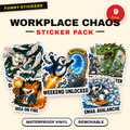 Workplace Chaos Sticker Pack