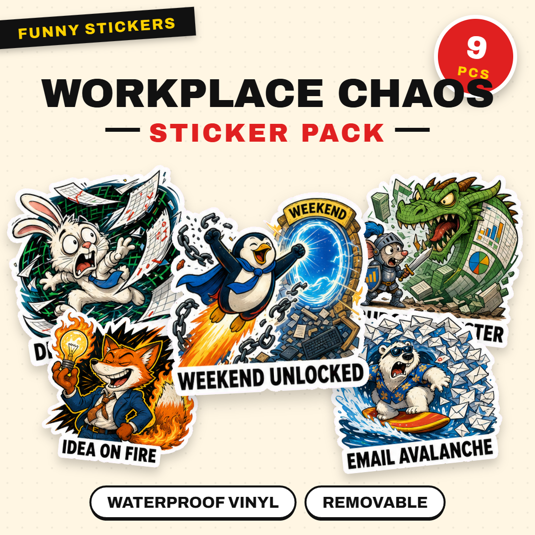 Workplace Chaos Sticker Pack