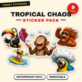 Tropical Weather Chaos Sticker Pack