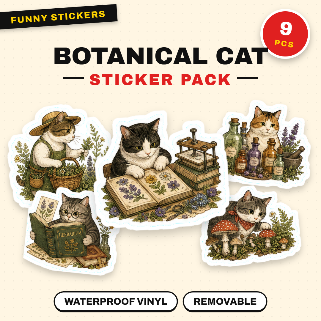 Cat's Botanical Cabinet