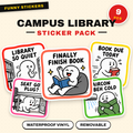 Chaotic Library Campus Stickers