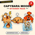 Capybara Mood & Everyday Chaos Sticker Pack