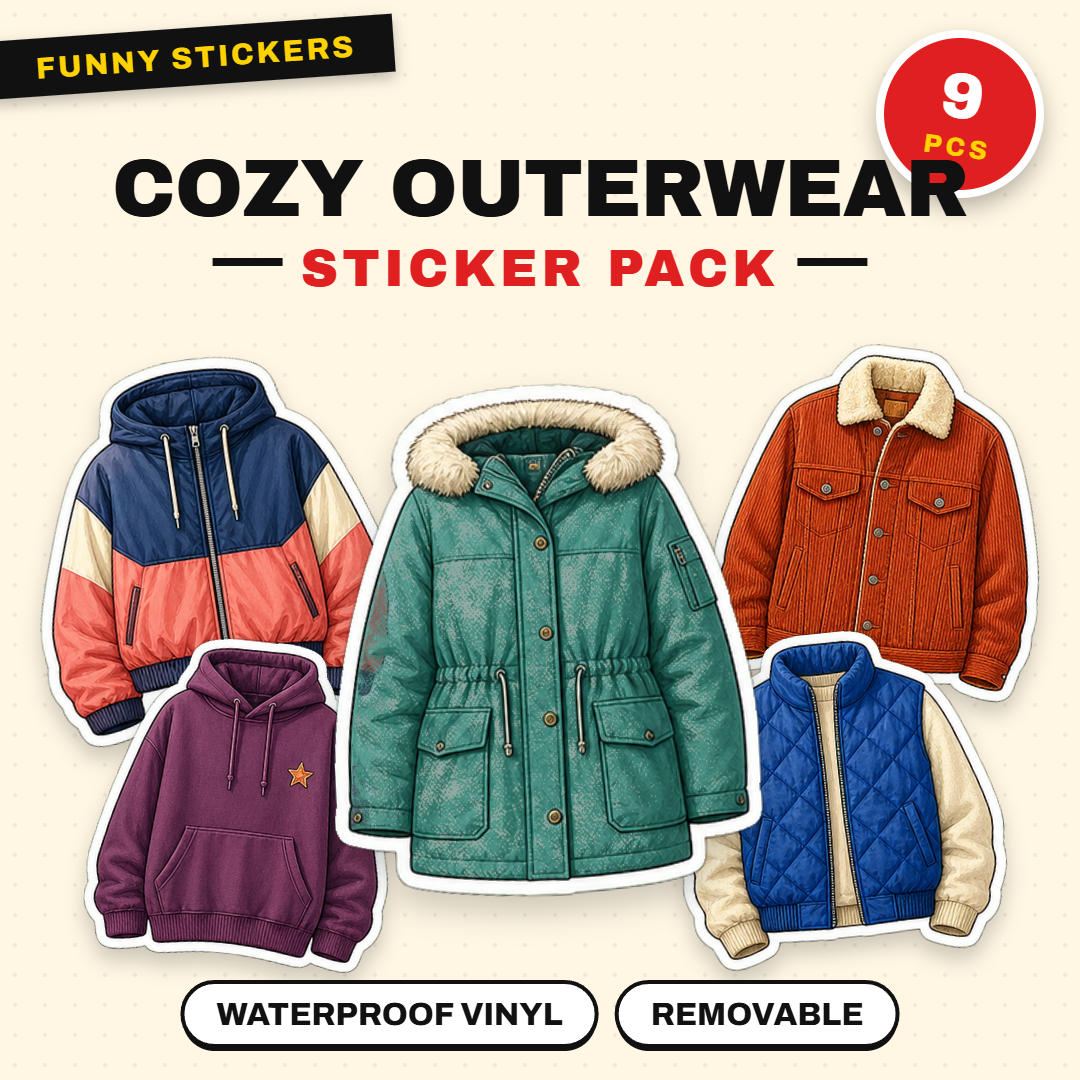 Cozy Outerwear Sticker Pack