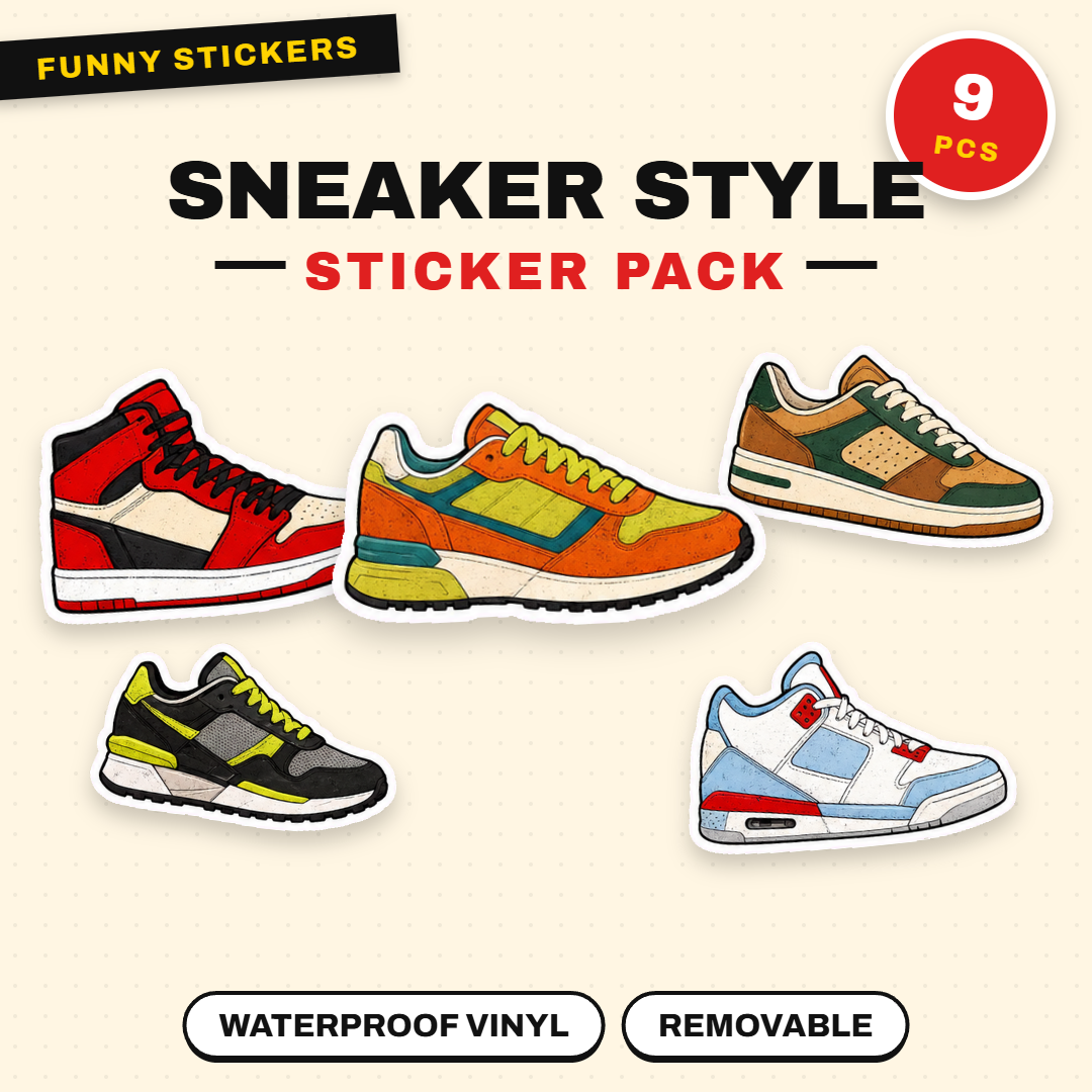 Sneaker Style Sticker Pack