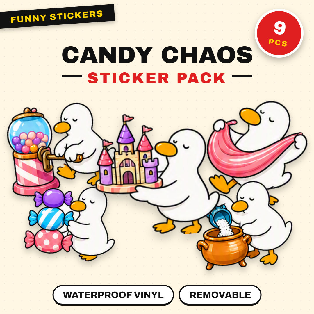 Candy Factory Chaos Sticker Pack